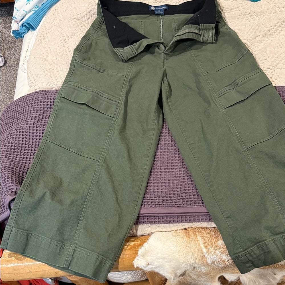 Democracy Olive Wide Leg Pants